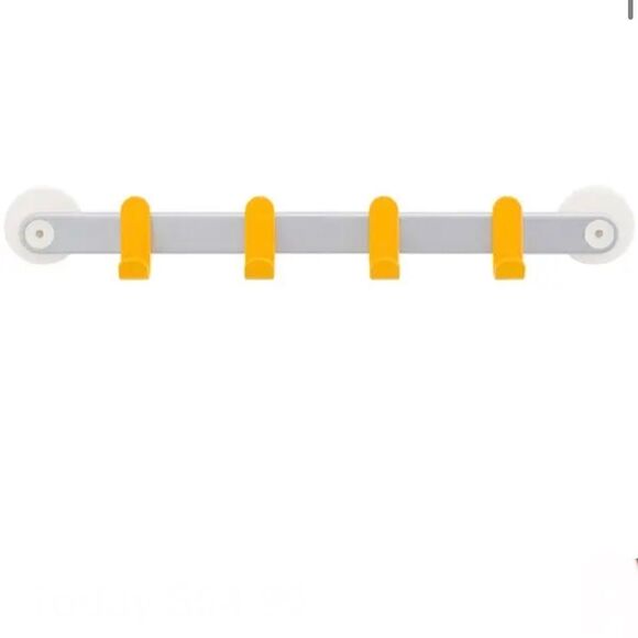 SABI SPACE 45CM Yellow Hooks on Aluminum Rail-NEW! - Picture 1 of 5